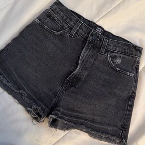 BDG URBAN OUTFITERS Girlfriend High Rise Black Denim Shorts